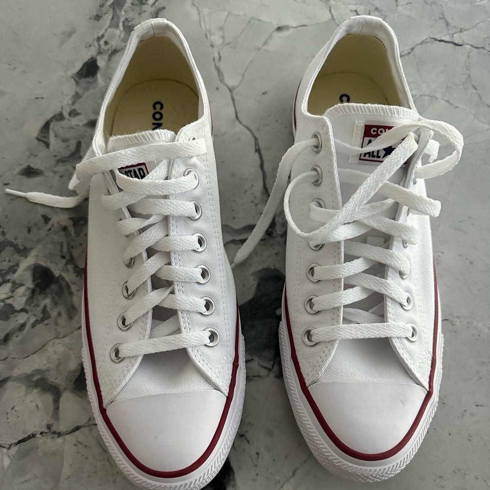 Converse All Star ox optical white - size 9 mens - 11 womens